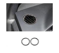 YWXCBNCI Car Accessories Air Conditioning Outlet Circle Vent Ring Trim Carbon Fiber Sticker Compatible With E Class W212 GLK X204 ML GL