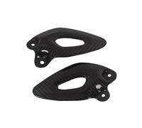 YWXCBNCI Real Carbon Fiber Motorcycle Heel Guard Rearset Plate Foot Peg Protector 1 Pair Compatible With Rocket III 2020-2021(Gloss Twill)