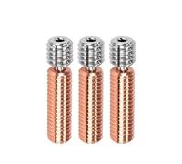 YWXCBNCI Titanium Alloy Copper Bi-metal Throat Heatbreak For Heater Block Compatible With CR10S CR6 SE 3D Printer Parts(3pcs)