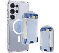 YWXTW 2025 Upgraded Magnetic Wallet for Samsung Galaxy S25/S24 Series and iPhone 16/15/14/13/12 Models, 6 Cards Holder, Minimalist Slim Leather Magnet Wallet