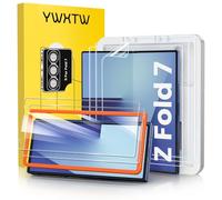 YWXTW for Samsung Galaxy Z Fold 7 Screen Protector, [50,000+ Crease Test] 3Pcs Inner Soft EPU Film+2Pcs Front Tempered Glass+1 Set Individual Camera lens Protector, Anti Scratch