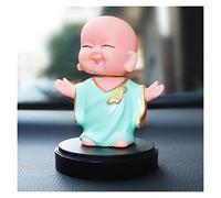 YWXXKL Car Decoration Little Buddha Statue Shake The Head Monks Fragrance Box Handicraft Ornament Automobiles Interior Dashboard Gift