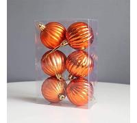 YWXXKL Christmas Tree Baubles, Decorations Christmas, Plastic Shatterproof Ornaments Baubles For Christmas Wedding-red-8cm/3.14"