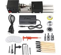 YWY Mini Lathe Machine Tool DIY Woodworking Wood Lathe Milling Machine Grinding Polishing Beads Drill Rotary Tool Set