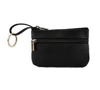 YWYHHM Leather Mens Tray Purses Coin Purse,Coin Holder,Cash Change Wallet,Key Holder,Money Pouch,Key Wallet Pouch,Leather Pouch,Money Pouch,Gifts for Men Dad Father (Black) (2018GJB0511)