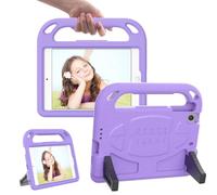 YWYNI iPad Mini 5/4/3/2/1 Case for Kids, Durable Shockproof Protective Handle Bumper Stand Cover for Apple 7.9 inch iPad Mini 5th,4th,3rd,2nd,1st Generation-Light Purple