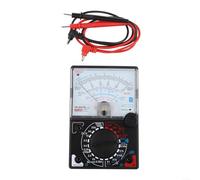 Yx-360trn Analog Multimeter For Ac Dc Voltage Current Resistance Capacitance Hfe Test With Led Continuity Buzzer And Large 80mm Scale Display Black