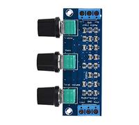 YX202 Passive Tuning Volume Control Regulator for High-End Audio Systems, Durable Dual Channel Adjustments, Treble and Bass Control Board