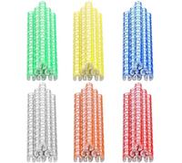 YXADGML Bike Wheel Lights 12Pcs Wheel Rim Spoke Clip Tube Bicycle Lights Outdoor Night Safety Warning Reflective Reflector Bike Strip Bicycle Accessories(Blue)