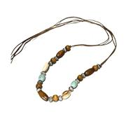 YXADGML Boot Chains 1 PCS Winter Snow Boots Shoes Chain Personalized Bead String Shoe Charms Shoes Decoration Accessorie(Blue wooden beads)