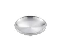 YXADGML Stainless Steel Plate Double Insulated 304 Stainless Steel Plate Disc Dinner Plate Flat Bottom Fruit Tray Dinner Set Plates and Dishes(Color1-23cm)
