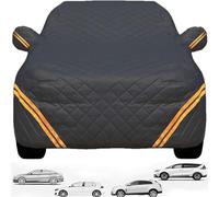 YXCMD Anti-hail All Car Cover For Land Rover Defender 130, Outdoor Add Cotton, Resistant To Sun, Water, Snow Rain And Dust Customized Full Car Cover(Black)