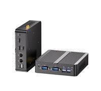 YXCPFEO MSECORE MU6 N100 Fanless Mini PC Windows 11 Industrial Computer HTPC Office Portable 4xUSB 2xCOM 2xLAN DP 2xHDMI(4G RAM 128G SSD)