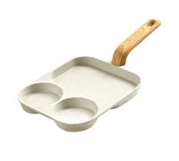 YXCPFEO Omelette Pan, Non-Stick Work, 3-Hole Breakfast, Steak Frying,Compatible for All Stovetops, Household Skillet(Gas Type)