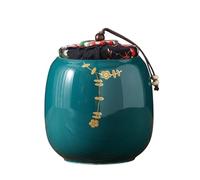 YXCQHZM Small Urn for Human Ashes - 600ml Handicrafted Ceramic Urn - for Dog Ash/Cat Ash/Birds