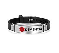 YXCZWHQ Medical Alert ID Bracelet for Women Men Silicone Wristband Bracelet | Emergency First Aid,Health Bracelet,Engraved Type 1 diabetes,Satinless Steel Adjustable Bracelet.