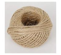 yxdin 3 pcs Natural 30M Burlap hessian Jute twine Cord Hemp Gift Rope string packaging Christmas Wedding Deco craft DIY Event party supplies Wrapping Materials Gift Wrapping Strings, DIY Craf