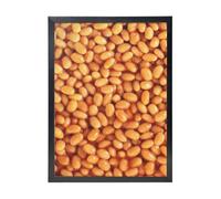 YXDVPALNE Baked Beans, Wall Art Prints Black Frame Decorative Painting Wall Hanging For Home 30 x 40 cm