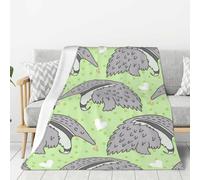 YXDVPALNE Cute Anteater,Throw Blanket Warm Flannel Plush Soft Sofa Blanket As Bed Sheets for Bedroom,80"x60"