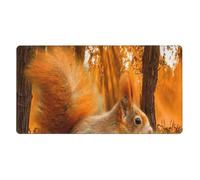 YXDVPALNE Cute Squirrel Eating Nuts,Mouse Pad Large Desk Pad Computer Keyboard Mouse Mat With Non Slip Rubber Base 40 x 70 cm