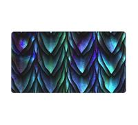 YXDVPALNE Dragon Scale Skin,Mouse Pad Large Desk Pad Computer Keyboard Mouse Mat With Non Slip Rubber Base 40 x 70 cm