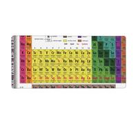 YXDVPALNE Periodic Table Of Elements Chemistry,Mouse Pad Large Desk Pad Computer Keyboard Mouse Mat With Non Slip Rubber Base 40 x 90 cm