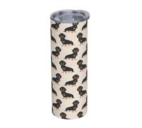 YXDVPALNE Sausage Dog Water Bottle Insulated 20 Oz Stainless Steel Mug Vacuum Tumbler Water Flask