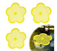 Yxelydriail 3 Pack Floating Bee Island, 7.87 Inch Bee Watering Station