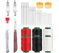 Yxelydriail 37Pcs Sewing Tool Set, Multi-Purpose Needle and Thread Kit, Needles Thread Hand Repair Tools for Women Beginners (37pcs)