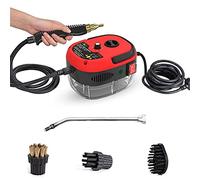 YXFAZPP 220V 2500W High Pressure Kithchen Steam Cleaner, Home Carpet Sofa Commercial Car Steaming Cleaner Portable Powerful Cleaning Machine (Red)