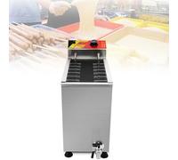 YXFAZPP 22QT Commercial Deep Fryer, 3000W Electric Automatic Cheese Hot Dogs Sticks Frying Machine, Stainless Steel Corn Dog Fryer for Snack Bar