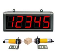 YXFAZPP 3in LED Digital Counter, Sensor 3in Digits Display Counter People Visitor Counter, Industrial Tally Counter for Production Line Piecework (5)