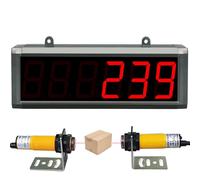 YXFAZPP 3in LED Digital Counter, Sensor 3in Digits Display Counter People Visitor Counter, Industrial Tally Counter for Production Line Piecework (6)