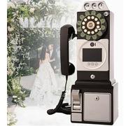 YXFAZPP Audio Guest Book Wedding Phone, Audio Phone guestbook, Audio guestbook Like Leaving A Voicemail Message, Preserve Your Special Occasions (Black 32G)