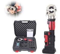 YXFAZPP Electric Hydraulic Crimping Tool, 16-300mm2 Rechargeable 180° Cable Crimper, with LED Digital Display,for Copper & Aluminium Terminal