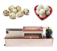 YXFAZPP Electric Quail Egg Peeler, 304 Stainless Steel Quail Egg Peeling Machine, Fresh Hard Quail Eggs Huller 150RPM Quick for Peeling, with Copper Motor