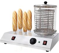 YXFAZPP Hot Dog Roller for Grill Sausage Grill Cooker Machine, Hot Dog Heater, 458W Hot Dog Heater, Hotdog Steamer Cooker, for Restaurant, Home, Snack Kiosks