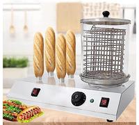 YXFAZPP Hot Dog Roller for Grill Sausage Grill Cooker Machine, Hotdog Steamer Cooker, with Heating Aluminum Rod, for Breakfast Sausages, Egg Rolls Commercial and Household (B)