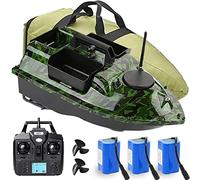YXFAZPP Intelligent Fishing Bait Boat with GPS Positioning, Dual Motors, and LED Night Light for Lakes, Rivers, and Swimming Pools (B)