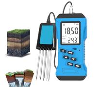 YXFAZPP Multifunctional Soil Tester, Portable 7in 1 Digital Soil Detector, Soil PH Meter, Nitrogen, Phosphorus, Potassium Npk Tester, Moisture, Nutrient Conductivity (PH detection)