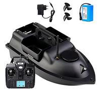 YXFAZPP RC Bait Boat for Carp Fishing with GPS, Wireless Smart Control, Dual Motors, LED Night Light, Optional High-Capacity Battery (5200mah 1 battery)