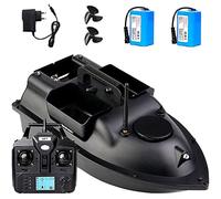 YXFAZPP RC Bait Boat for Carp Fishing with GPS, Wireless Smart Control, Dual Motors, LED Night Light, Optional High-Capacity Battery (5200mah 2 batteries)