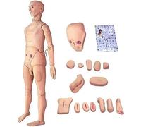 YXFAZPP Scientific Patient Care Manikin 170cm/5.57ft Life Size Multi-Functional Patient Care Simulator Male and Female Nursing Manikin Human Anatomical Model for Nursing Medical Training