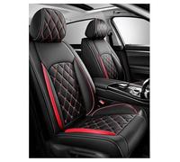 YXFCD Car Seat Covers for Dacia Duster III Full Hybrid Multi-Mode 2024, Leather Front and Rear Protectors (3D Automotive Interior) Waterproof Nonslip Interior Accessories,D/Red