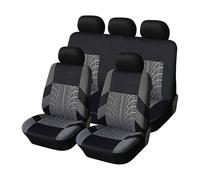YXFCD Car Seat Covers Full Set For Mini Cooper 2002 2003 2004 2005 2006 R50/R53,Seat Protectors Front Rear Seat Cover Breathable Wear Resistant Non-Slip Interior Accessorie,C/Gray