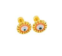 YXHOPELY Gold Earrings For Women Are Fashionable Double Round Two Ring Interlocking Earrings With Geometric Shapes Chunky Gold Earrings, Gold, No Gemstone