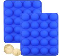 YXHZVON 2Pcs Golf Ball Silicone Chocolate Mould, Golf Ball Ice Mould