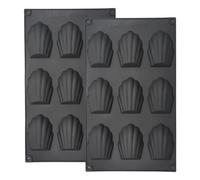 YXHZVON 2Pcs Madeleines Baking Tray,Silicone Baking Mold for Madeleine