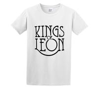 YXIAOJ King of Leon Band Sex On Fire Caleb Unique Mens Tshirt Black Round Neck Short Sleeves Size L