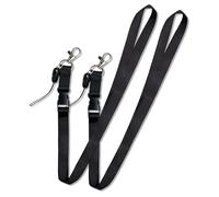 YXIING 2 Pcs Black Lanyard for Neck, Landyard, Quick Release Lanyard Trap Black, Key Lanyards Uk for Cell Mobile Phone